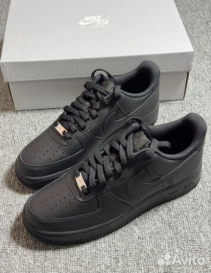 Nike Air Force 1 black Оригинал