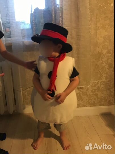 Костюм снеговика 98