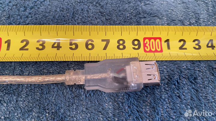 Кабель удлинительный USB A(M) – USB A(F) 3 метра