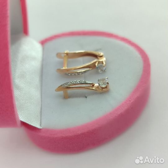 Серьги Золотые 585/2,000 Кп24(125219)