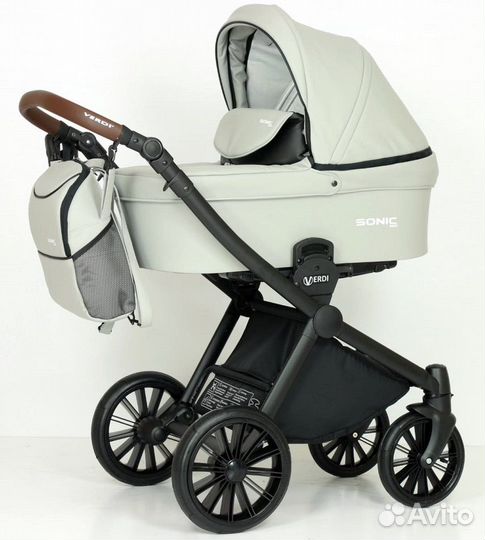 Коляска verdi sonic 3в1 эко-кожа