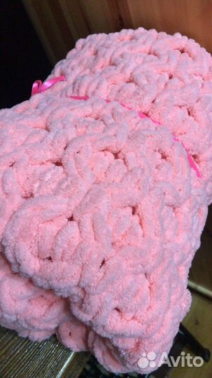 Плед детский плюшевый новый