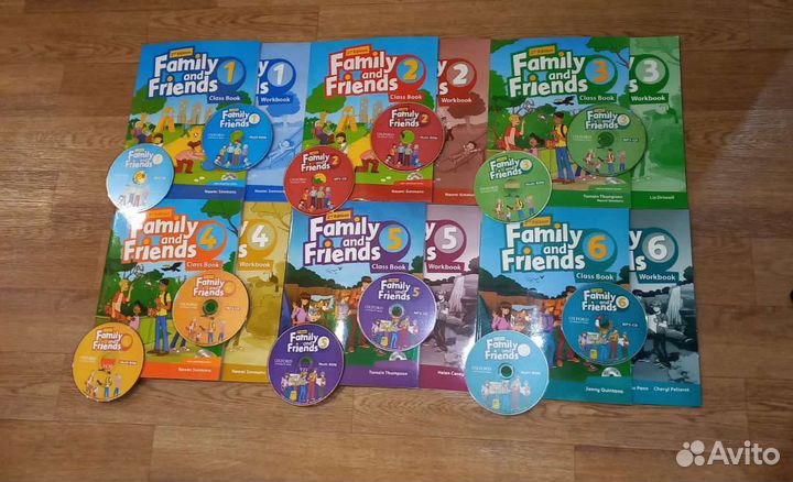 Family and friends starter 1,2,3,4,5,6 новые