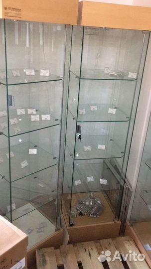 Стеклянная витрина бу
