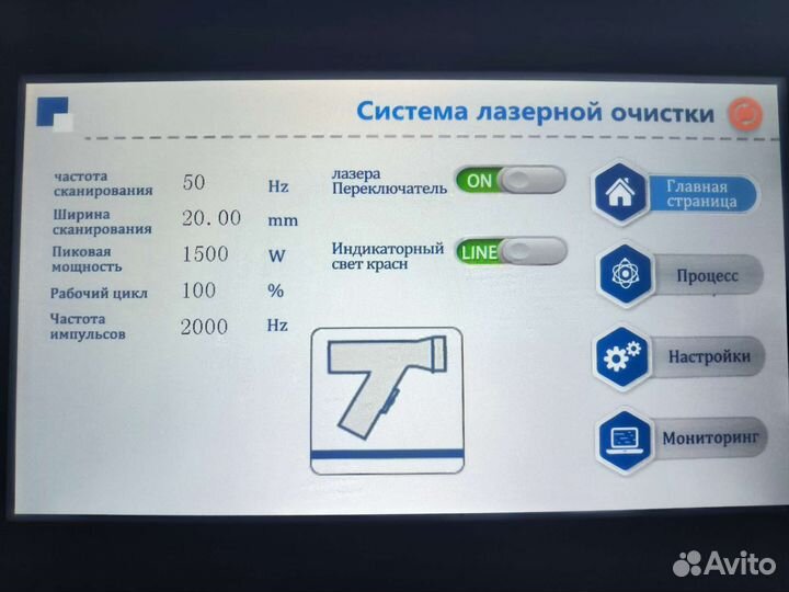 Аппарат лазерной Сварки Чистки Резки