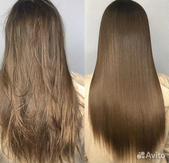 Кератиновое выпрямление волос/ботокс для волос