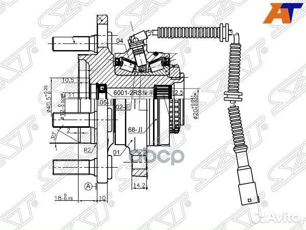 Ступичный узел перед ssang yong