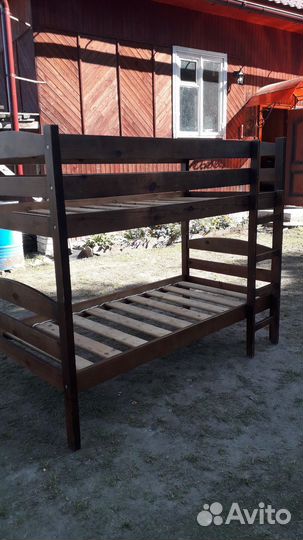 2х ярусная кровать бу,есть матрасы бу