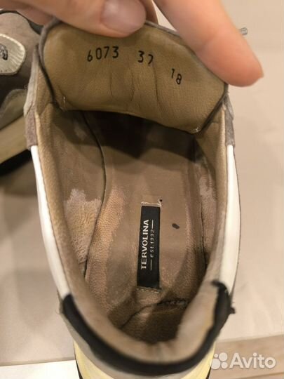 Кроссовки осенние tervolina 37 размер