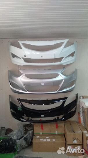 Бампер Передний Huyndai Solaris