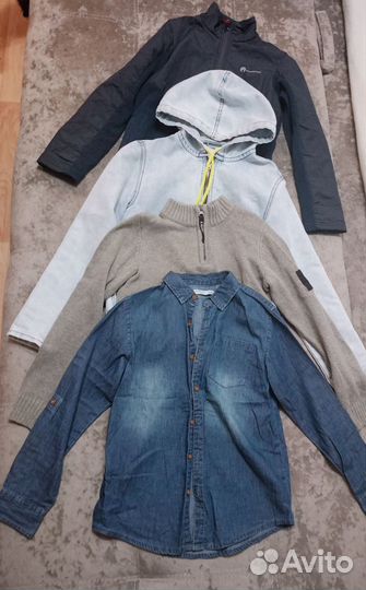 Детские вещи пакетом на мальчика 128-140