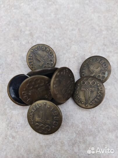 Пуговицы СССР олимпиада 80