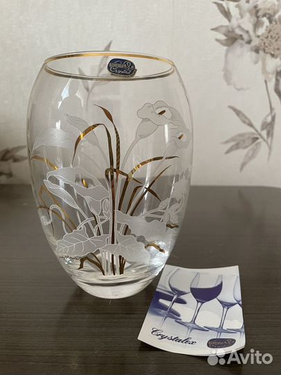 Ваза для цветов богемия