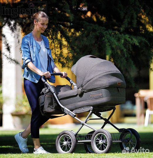 Коляска inglesina sofia village denim 2 в 1