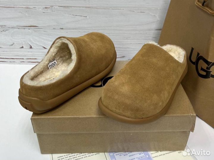 Меховые тапочки ugg (36-40)