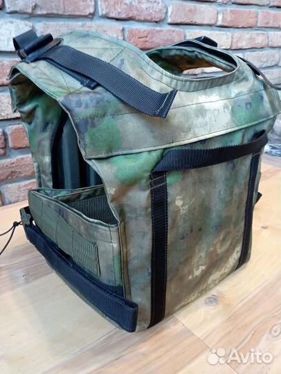 Бронежилет Мох с плитами полный комплект