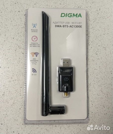 Сетевой адаптер WiFi (2.4/5 ггц) + Bluetooth