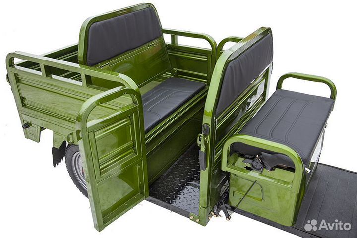 Грузовой электротрицикл Rutrike Вояж-П2 1250 60V