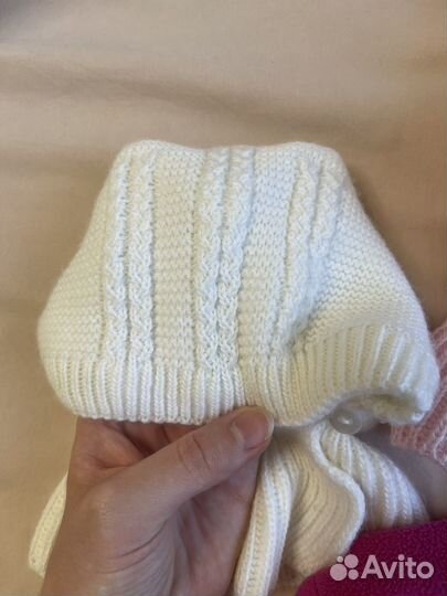 Шапочки для новорожденной