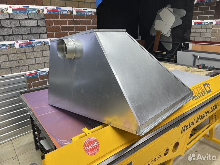 Зонт вытяжной 60*100 оцинкованный (и в цвете) цена