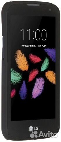 Накладка (чехол) для LG K3 LTE (черный) K100DS