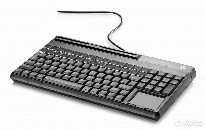 Механическая клавиатура HP USB POS MSR + мышь HP
