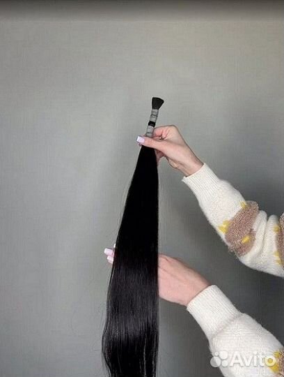 Волосы для наращивания 65 см блонд, черные, русые