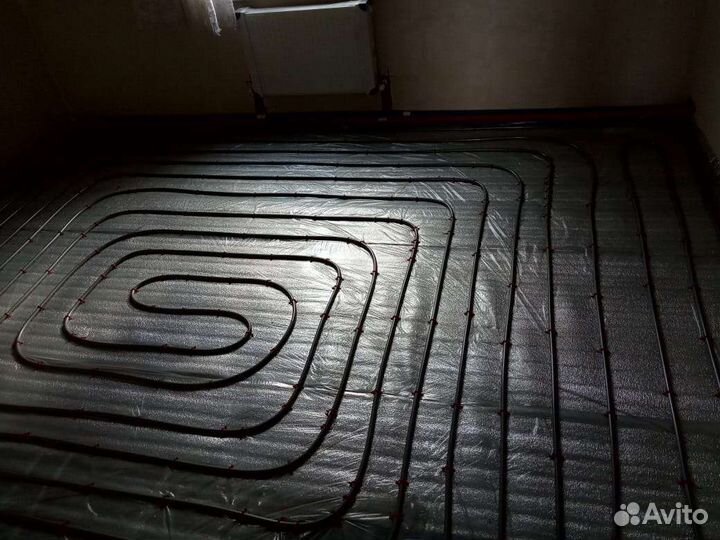 Монтаж отопление водоснабжение теплый пол