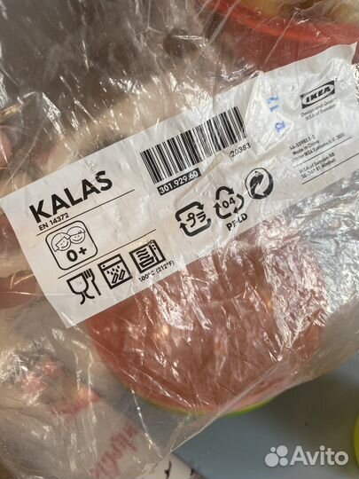 Новая Детская посуда IKEA каlas