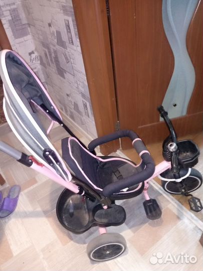 Велосипед с родительской ручкой