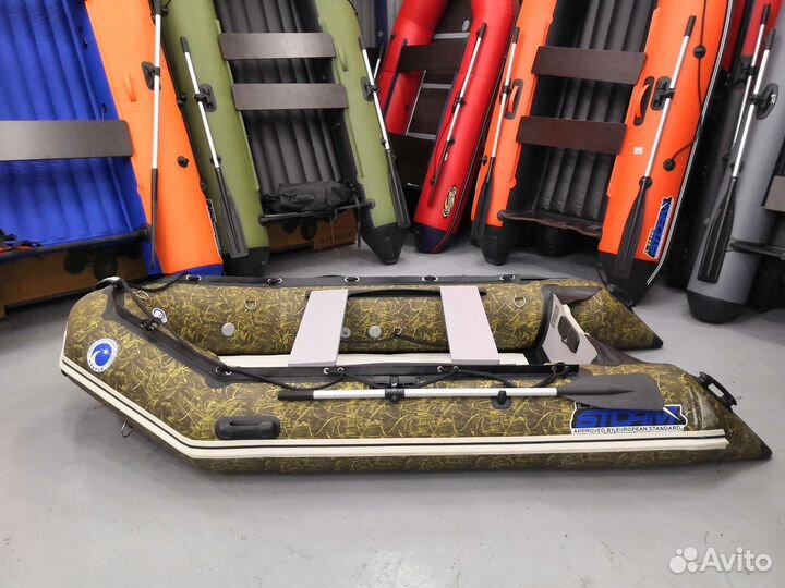 Лодка пвх Stormline Heavy Duty Air Light 340 army