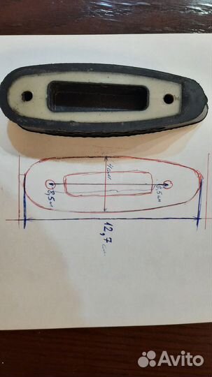 Затыльник для приклада иж