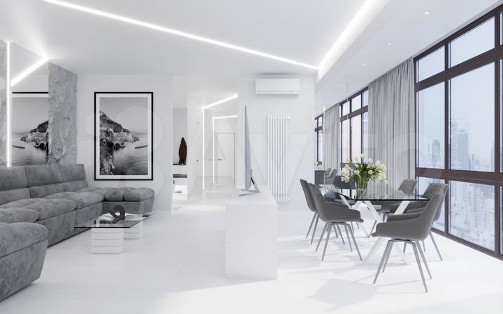 4-к. квартира, 130 м², 13/18 эт.