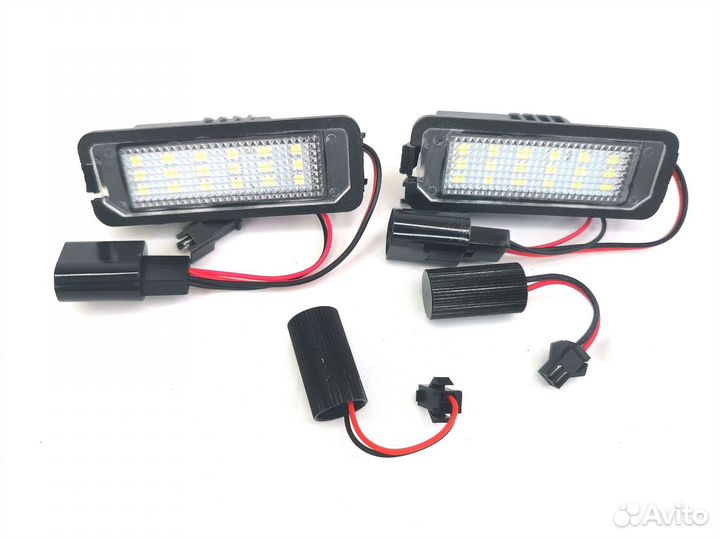 LED подсветка номера VW Golf Passat