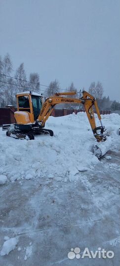 Услуги мини-экскаватора/ траншеи под коммуникаций