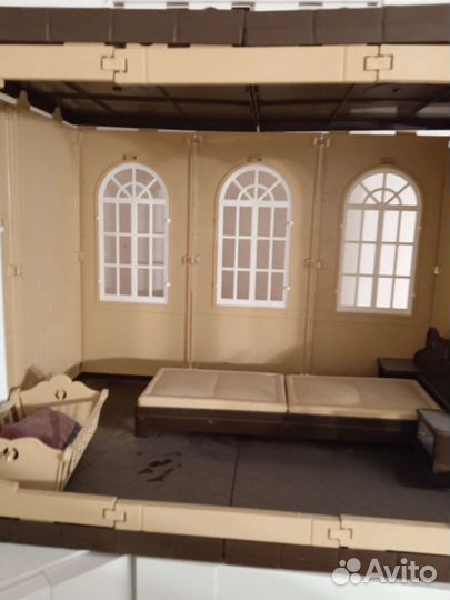 Кукольный домик с мебелью большой