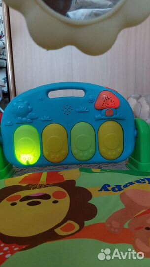 Музыкальный развивающий коврик