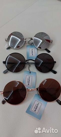 Солнцезащитные очки круглой формы