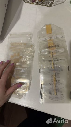 Пакеты для грудного молока medela