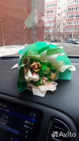 Букет из шоколадных цветов