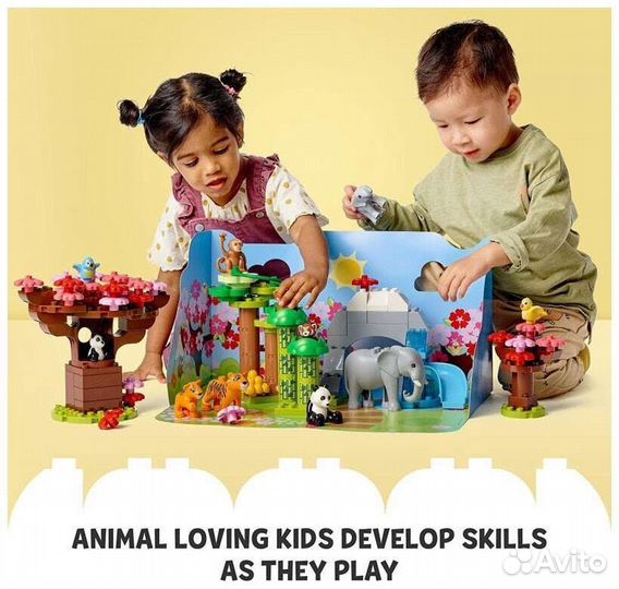 Lego duplo 10974 Дикие животные Азии, 117 дет