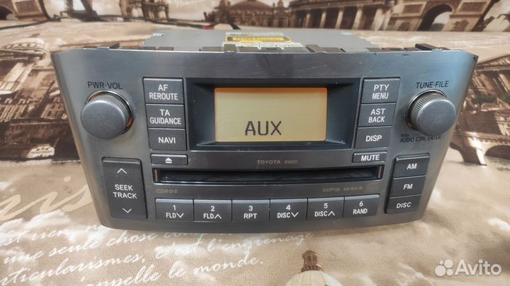 Toyota Avensis bluetooth AUX доработка тойота