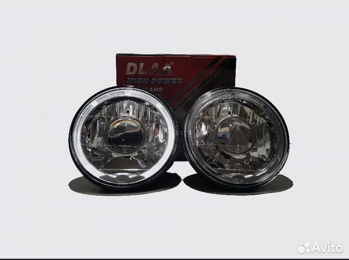 Фары передние Niva Urban хром LED с линзой