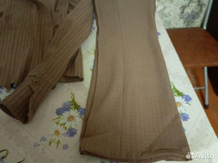 Костюм тройка женский брючной с пиджаком