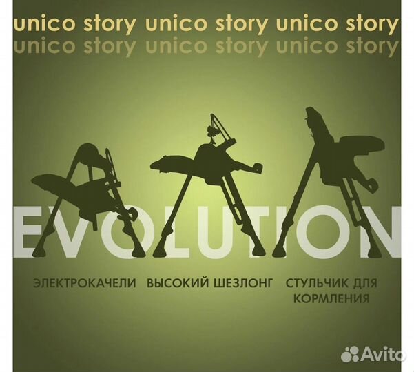 Стульчик для кормления 3 в 1 nuovita unico story