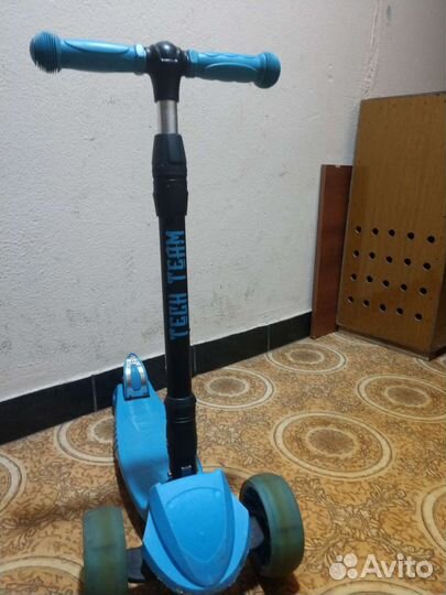 Самокат детский трёхколёсный Tech team