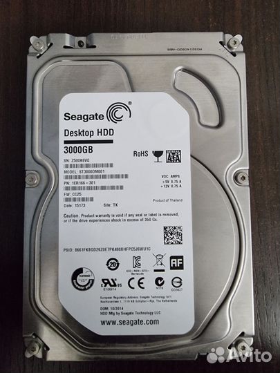 Жесткий диск hdd seagate 3TB