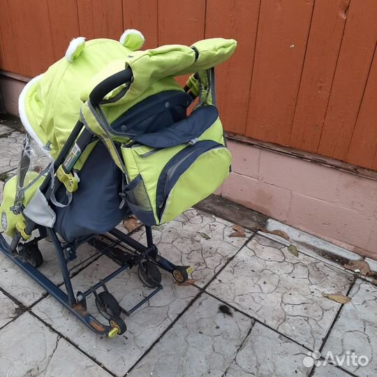 Санки коляска ника 7 2