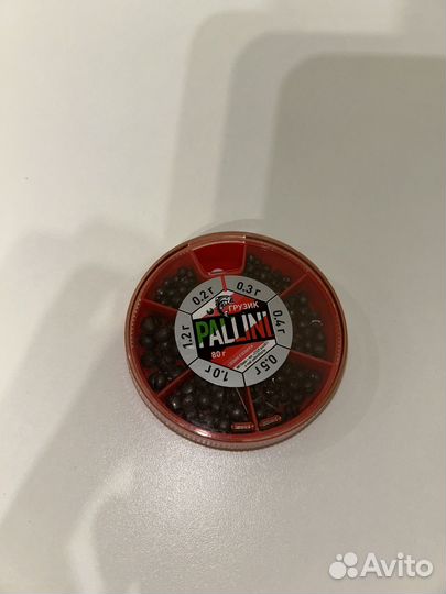 Грузила pallini от 0.2 g до 1.0 g