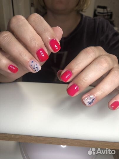 Маникюр, педикюр, покрытие, наращивание